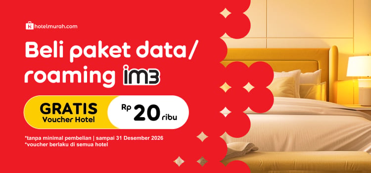 Beli paket Data / Roaming IM3 Gratis Vouvher Hotel