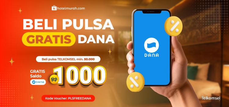Beli Pulsa Telkomsel Gratis Saldo DANA