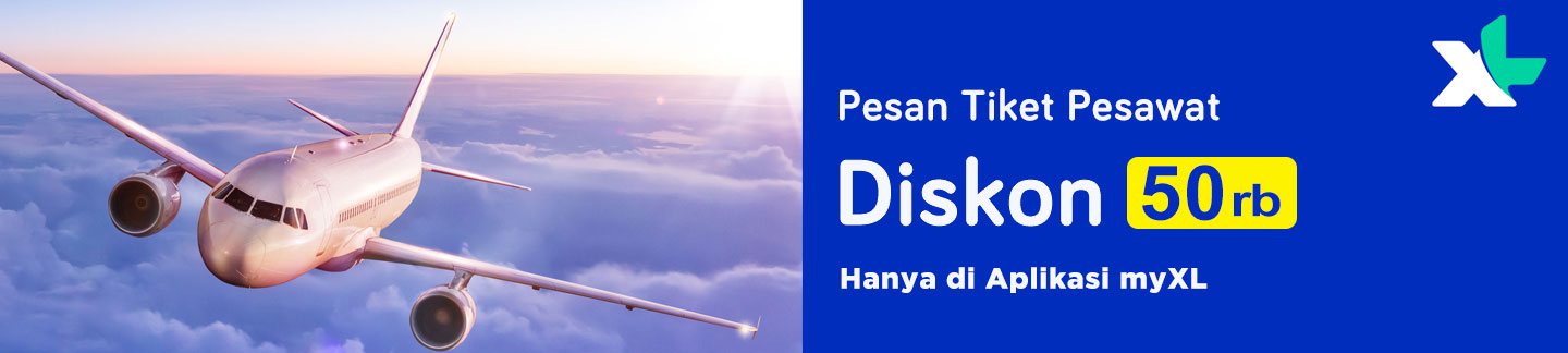Diskon Tiket Pesawat Rp 50.000